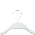 Custom Logo white wooden swim suits hanger with long clips drops